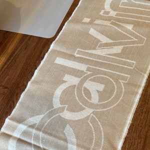 NEW! Calvin Klein Heathered Almond Scarf